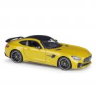 1:24 Mercedes Benz 2012 AMG3 yellow Sports Car Simulation Alloy Model Toy Collection