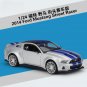 Simulation Toy 1:24 2014 Ford Mustang blue Simulation Alloy Car Model Collection