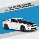 Simulation Toy 1:24 2014 Ford Mustang2 white Simulation Alloy Car Model Collection