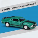Simulation Toy 1:24 1970 Ford Mustang 3024 green Simulation Alloy Car Model Collection