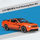 Simulation Toy 1:24 Ford Mustang 3025 orange Simulation Alloy Car Model Collection