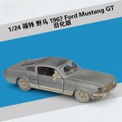Simulation Toy 1:24 1967 Ford Mustang grey Simulation Alloy Car Model Collection