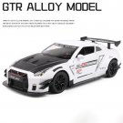 1:24 Nissan Skyline Ares GTR R35 White Vehicles Alloy Car Model Sound And Light Toy