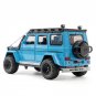 1:24 Die Cast Benz G550 blue Adventure 4X4 Alloy Car Model Sound and Light Toy