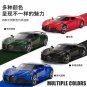 1:24 Bugatti Voice of The Night blue Simulation Car Model Diecast Vehicle Toy