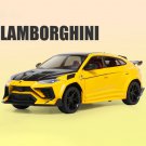 Toy 1:24 Lamborghini URUS Bison Mansory SUV yellow Alloy Cast Car Model Sound and Light