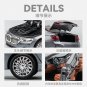 1:24 BMW 760LI grey High Simulation Metal Alloy Model car Sound Light Pull BackToy