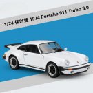 Toy 1:24 1974 Porsche 9111 white alloy car model Diecasts Vehicles Non remote control