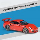 Toy 1:24 2016 Porsche 9113 red alloy car model Diecasts Vehicles Non remote control