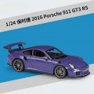 Toy 1:24 2016 Porsche 9119 purple alloy car model Diecasts Vehicles Non remote control