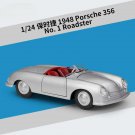 Toy 1:24 1948 Porsche silver alloy car model Diecasts Vehicles Non remote control