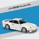 Toy 1:24 Porsche 95912 white alloy car model Diecasts Vehicles Non remote control