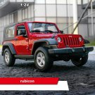 1:24 JEEP4 rubicon Liberty red alloy car model simulation decoration collection toy