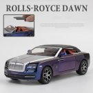1:24 Rolls Royce Dawn Spofec purple Alloy Vehicles Car Model Sound and light Pull back Toy