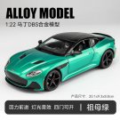 1:24 Aston Martin DBS Superlaggera Green Alloy Model Car Metal Casting Sound and Light Toy