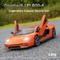 1:24 Countach LPI 800 4 orange Car Model Toy Diecasts Vehicle Metal Collection Toy