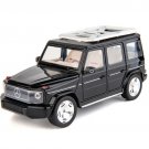Toy 1:24 EQG black New Energy Car Model Diecast Metal Vehicles Simulation Sound and Light