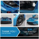 1:24 2017 Ford GT blue Alloy Sports Car Model High Simulation Diecast Metal Vehicles Toy