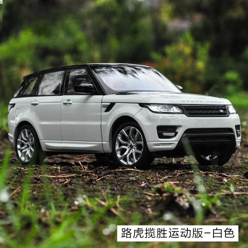 1:24 Range Rover Sport Edition white car model alloy simulation decoration collection toy