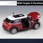 Simulation 1:24 BMW Mini Cooper S Paceman red Alloy Car Model Diecasts Metal Toy Vehicle