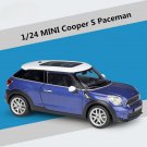Simulation 1:24 BMW Mini Cooper S Paceman blue Alloy Car Model Diecasts Metal Toy Vehicle