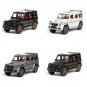 Simulation 1:24 Benz G63 White Alloy Car Model Big G Off road Model Ornaments