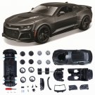 1:24 2017 CAMARO black assembled DIY die casting model car collection toy tools