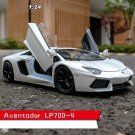 Toy 1:24 Lamborghini LP700 4 white Car Alloy Car Model Simulation Decoration Collection