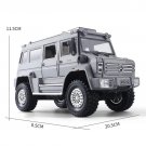 Toy 1:24 Benzs Unimog grey Alloy Car Model Diecasts Metal Off road Simulation Sound Light