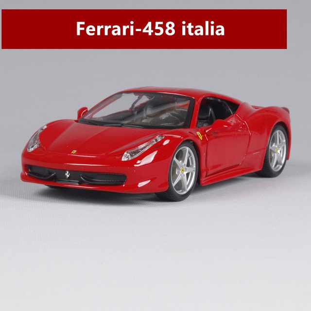 Simulation 1:24 Hot style Ferrari 458 red Collection Car Model Metal Toy Alloy