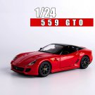 Simulation 1:24 Hot style Ferrari 559 GTO red Collection Car Model Metal Toy Alloy