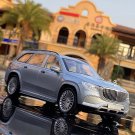 1:24 Maybachs GLS Class GLS600 grey Car Model Diecasts Metal Sound Light Simulation Toy