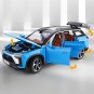 1:24 NIO ES8 SUV blue Alloy New Energy Car Model Metal High Simulation Sound and Light Toy