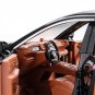 1:24 NIO ES8 SUV black Alloy New Energy Car Model Metal High Simulation Sound and Light Toy
