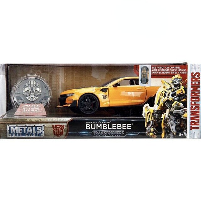 1:24 2016 Chevy Camaro BUMBLEBE High Simulation Metal Chevrolet Alloy Car Model Toys