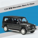 1:24 Mercedes Benz G Class SUV black Alloy Car Model Metal Off Road Vehicle Simulation Toy
