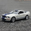 1:24 2007 Ford Shelby Cobra GT500 white Alloy Car Model Sports Metal Toy Simulation