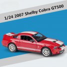 1:24 2007 Ford Shelby Cobra GT500 red Alloy Car Model Sports Metal Toy Simulation