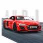 1:24 Audi R8 V10 red Diecast Alloy Model Car Miniature Metal Vehicle Supercar Toys
