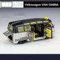 1:25 Volkswagen VAN SAMBA white Alloy BUS Car Model Diecasts Metal Bus High Simulation Toy
