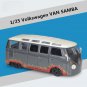 1:25 Volkswagen VAN SAMBA grey Alloy BUS Car Model Diecasts Metal Bus High Simulation Toy
