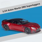 Simulation 1:24 Aston Martin DBS Superleggera red Alloy Sports Car Model Metal Vehicles