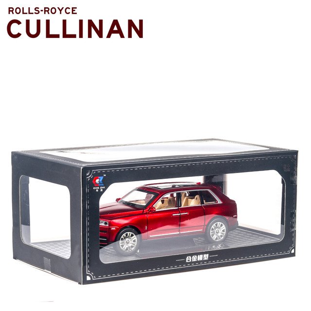 1:24 Rolls Royce support red Car Model Metal Alloy Die casting Collectibles Toy