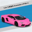 1:24 Aventador LP700 4 pink car model diecast non remote control transport vehicle toy