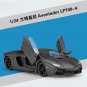 1:24 Aventador LP700 4 black car model diecast non remote control transport vehicle toy