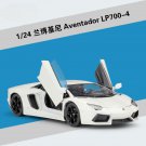 1:24 Aventador LP700 4 white car model diecast non remote control transport vehicle toy