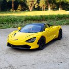 1:24 New McLaren 720S yellow Alloy Car Model Sports Diecast Metal Simulation Sound Light