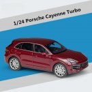 1:24 Porsche Cayenne Turbo SUV red Alloy Car Model Diecasts Metal Vehicles Simulation Toy