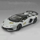 AVENTEDOR SVJ 63 grey Sport Car Model Simulation Vehicles Sound Light Collection Toy