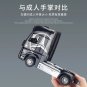 1:24 Mercedes Benz ACIROS Black car truck High Simulation Metal Sound Light Pull Back